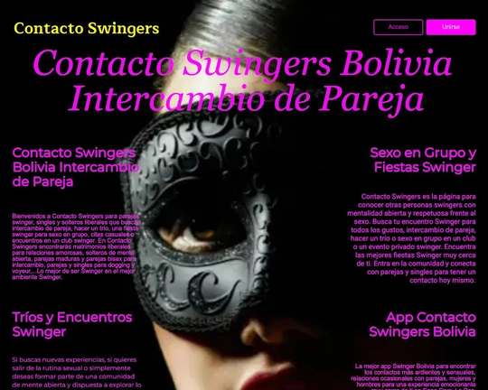 Contacto Swingers Bolivia Intercambio de Pareja Logo