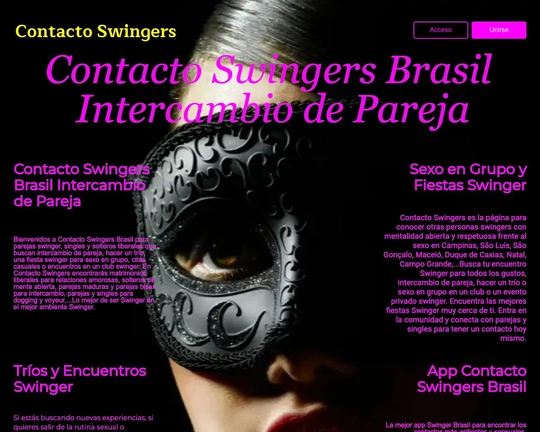 Contacto Swingers Brasil Intercambio de Pareja Logo